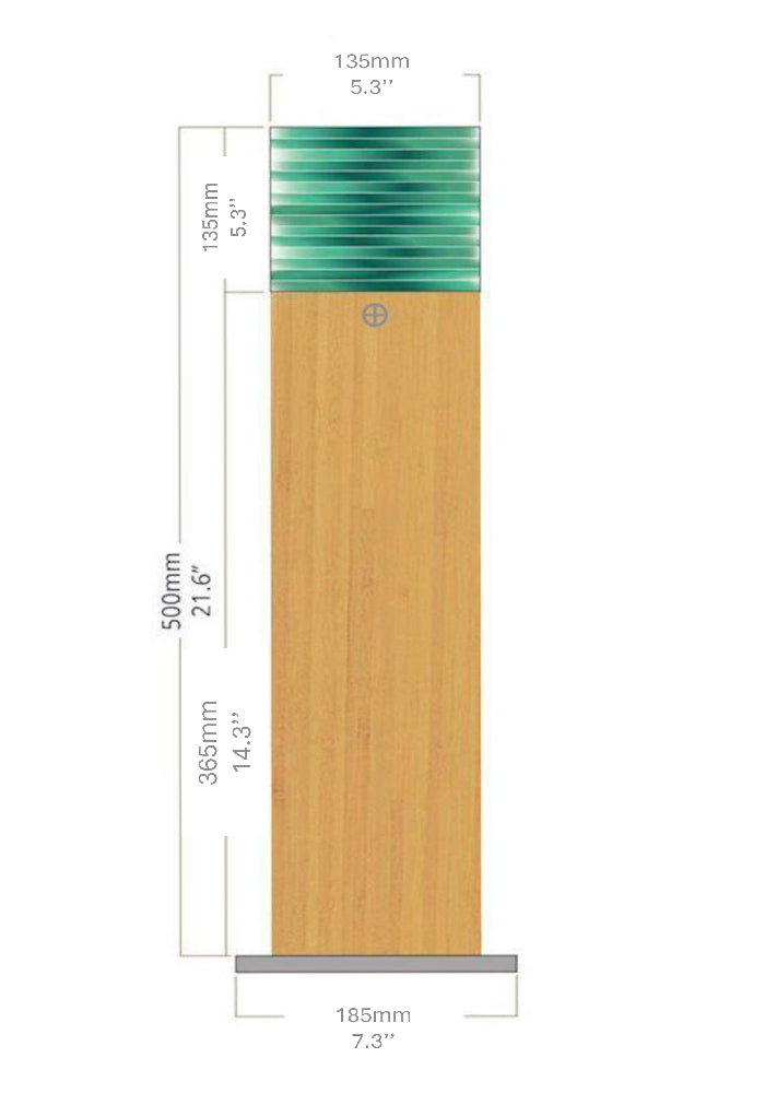 Borne lumineuse d'extérieur à LED ECO MINI CLASSIQUE - Adorable Eclairage